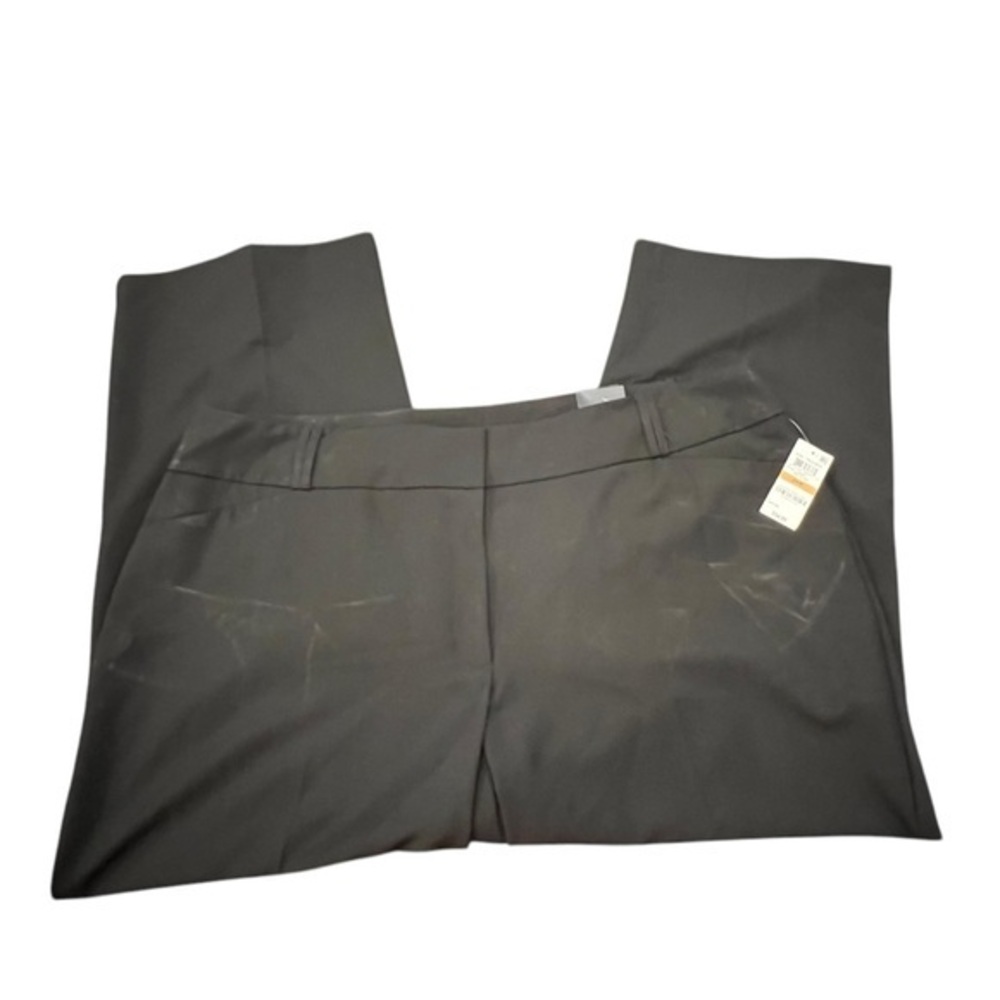 Alfani Women Plus Essential Bootcut Dress Pants 24WP Black Curvy Trouser NWT $55 - Picture 2 of 12